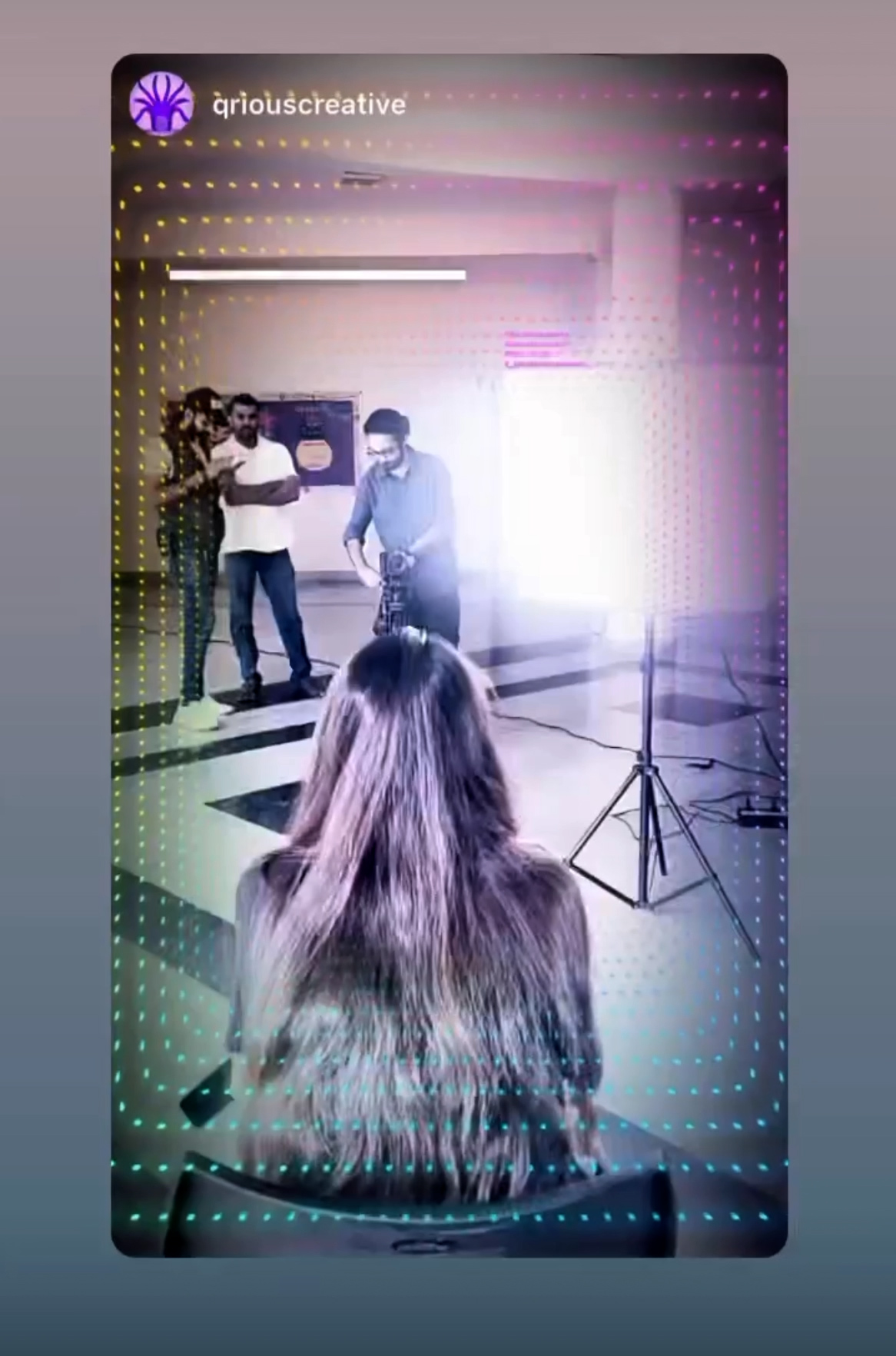 Behind the scenes